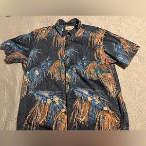 Kahala Original Hawaiian - Dark Blue, Button Up, Short Sl…